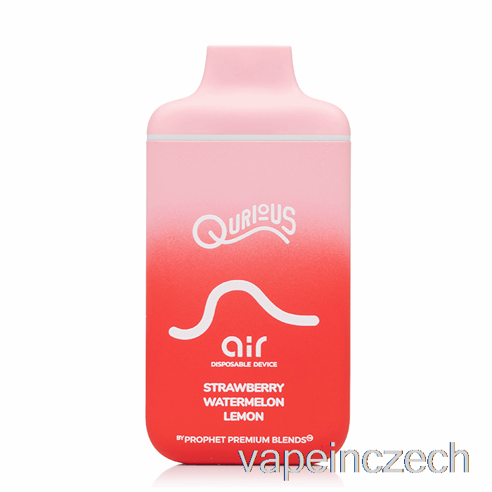 Qurious Air 6000 Jednorázový Jahodový Meloun Citronový Vape Bez Nikotinu